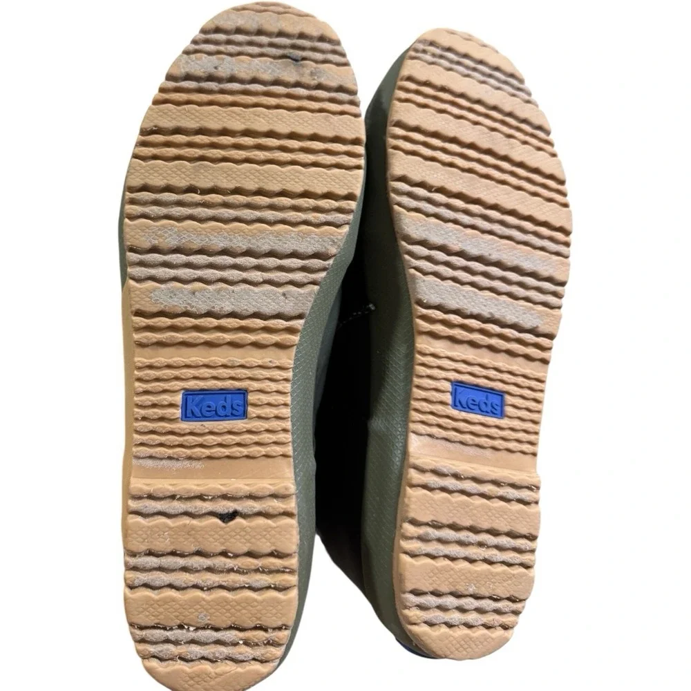 Keds Womens Scout Iv Splash Canvas Sneakers Casual Olive Size 8